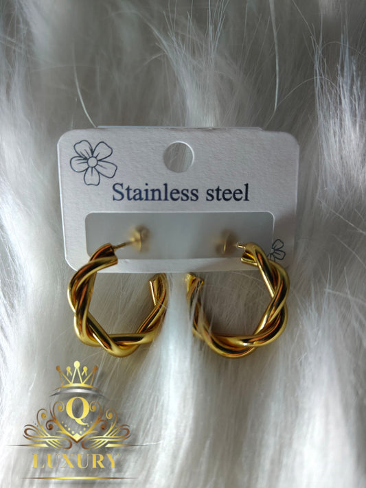boucle d'oreille acier inoxydable