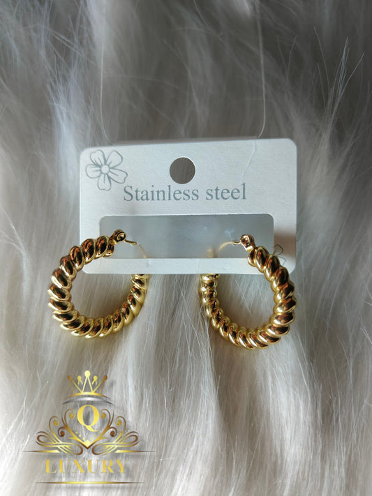 boucle d'oreille acier inoxydable